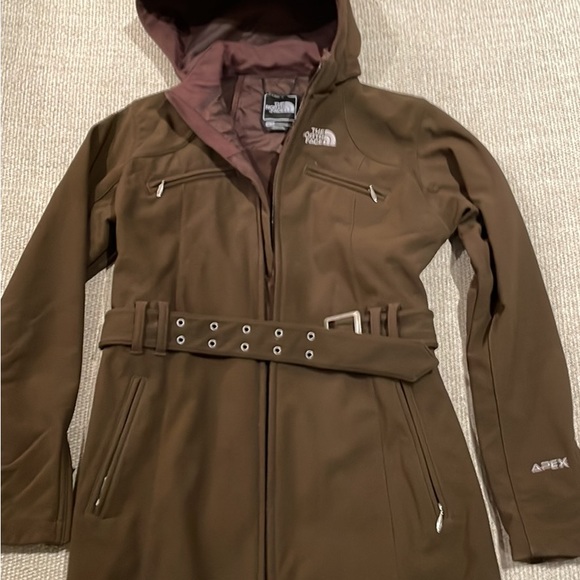 The North Face women’s hooded brown jacket size XS - Picture 1 of 6